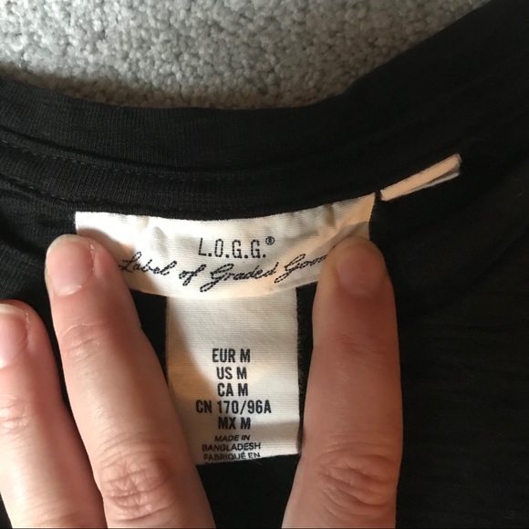 L.O.G.G. H&M Graphic Tee, EUC, M - Picture 8 of 11